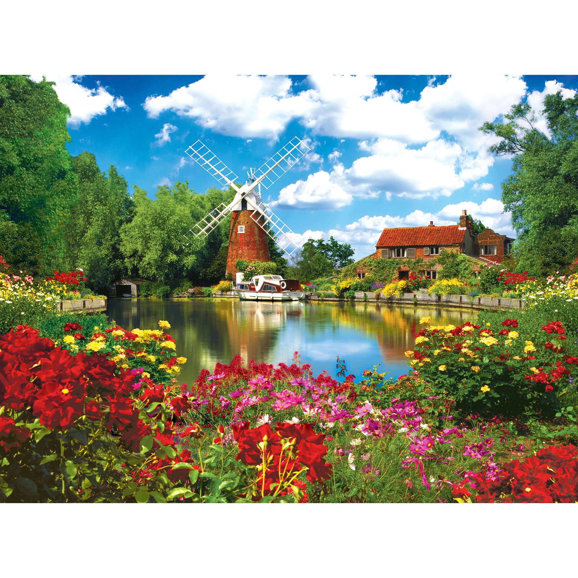 Kodak Premium 1000-Piece Jigsaw Puzzle: Hunsett Mill, Norfolk, England – 20" x 27"