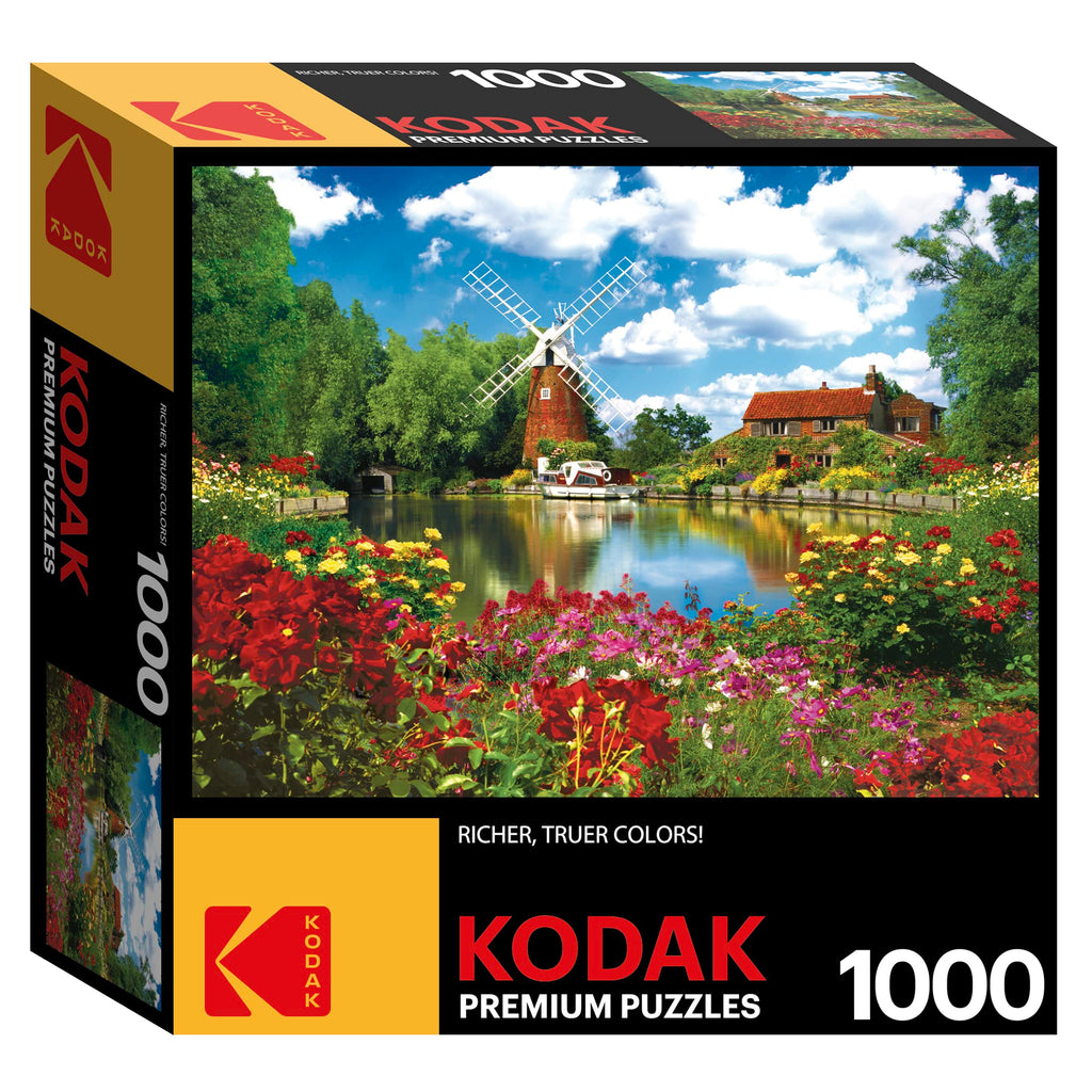 Kodak Premium 1000-Piece Jigsaw Puzzle: Hunsett Mill, Norfolk, England – 20" x 27"