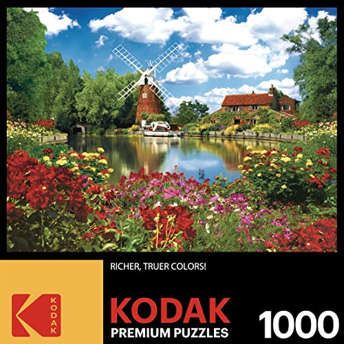 Kodak Premium 1000-Piece Jigsaw Puzzle: Hunsett Mill, Norfolk, England – 20" x 27"
