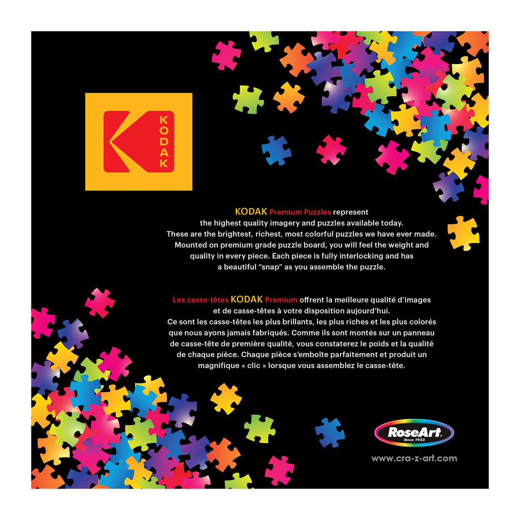 Kodak Premium Puppies on a Picnic Jigsaw Puzzle – 350 Pieces by RoseArt