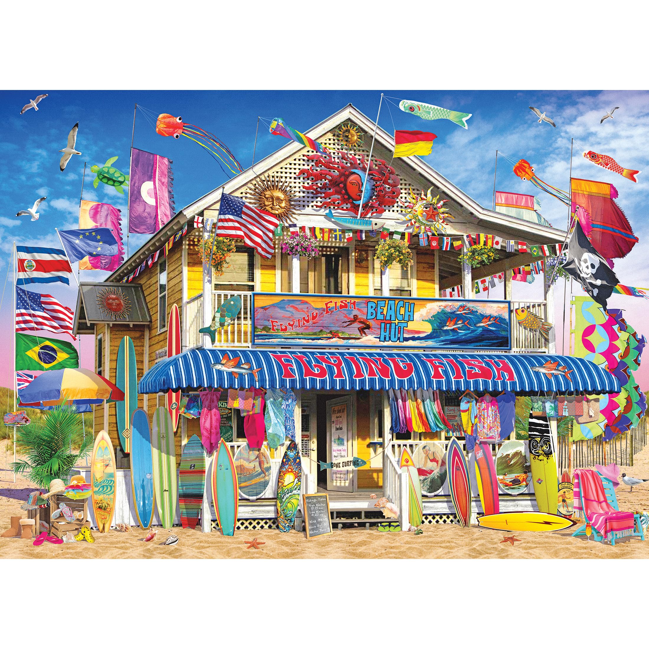 Kodak Premium Surf Shack 1000-Piece Jigsaw Puzzle – RoseArt