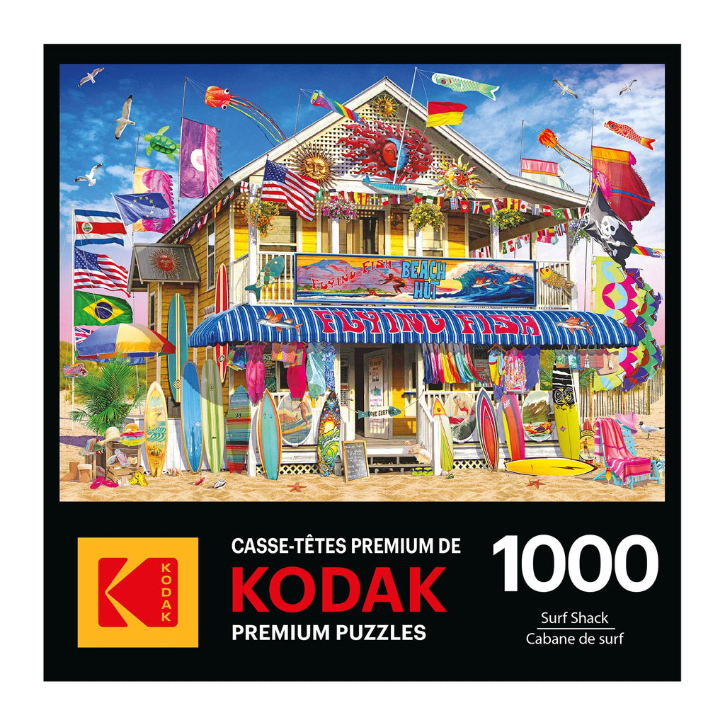 Kodak Premium Surf Shack 1000-Piece Jigsaw Puzzle – RoseArt