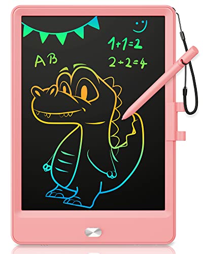 KOKODI 8.5 Inch LCD Writing Tablet for Toddlers - Pink Doodle Board, Erasable Drawing Pad, Educational Toy for Ages 3-8
