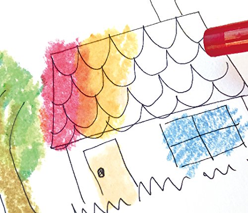 KOKUYO KE-AC26 Transparent Crayons (5 Colors) – Clear Oil Gel Crayons
