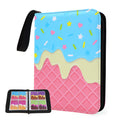 KOLIN Blue Ice Cream Cake Card Binder – 400-Pocket Album for Standard Cards