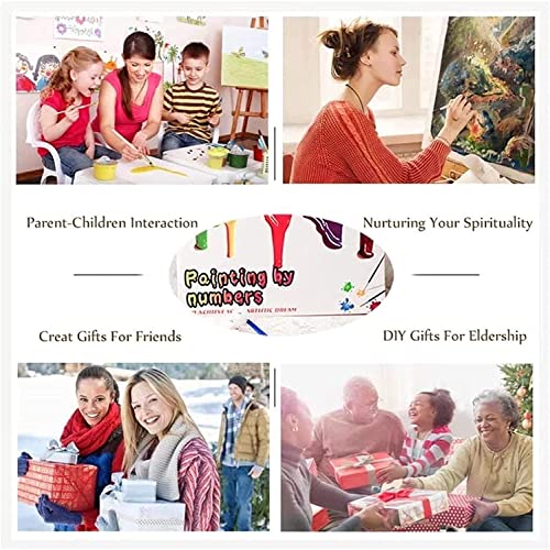 Komking Bulldog Paint by Numbers Kit – 16x20 Animal Canvas for Kids & Adults (Unframed)