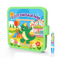 K'ONLE Reusable Water Coloring Book – 10 Dinosaur Pages, Mess-Free Fun for Toddlers Ages 3–6