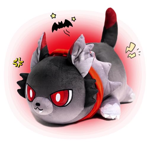 KOWSI Werewolf Cat Plush Toy – Fantasy Mini Squishy Figure, Kawaii Stuffed Animal Collectible for Kids