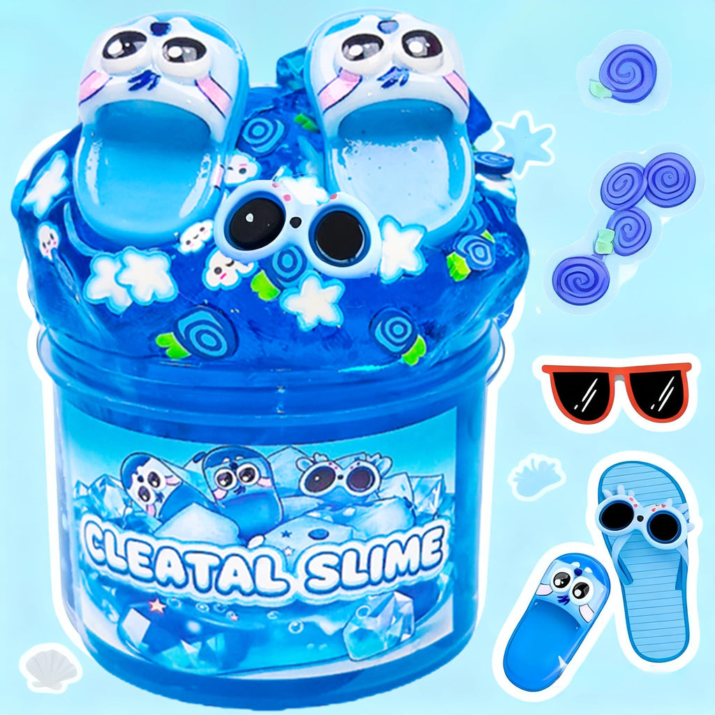 KUALUDJIT 8-Pack Butter Slime Kit - Non-Sticky Stretchy Slime for Kids, Party Favors, Stress Relief Toy