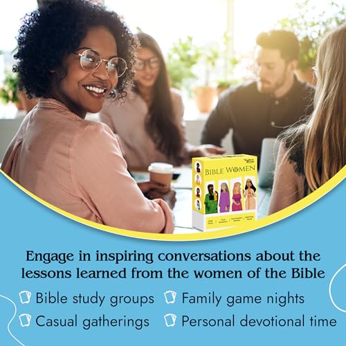 Kulture Games Bible Women – Christian Card Game with 50 Bible Stories, Trivia & Matching Game