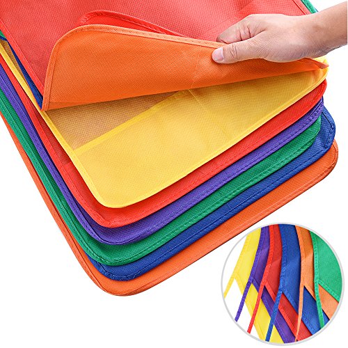 KUUQA Kids Art Apron Bulk - Non-Woven Smock with Pockets, BPA Free, Ages 3-7