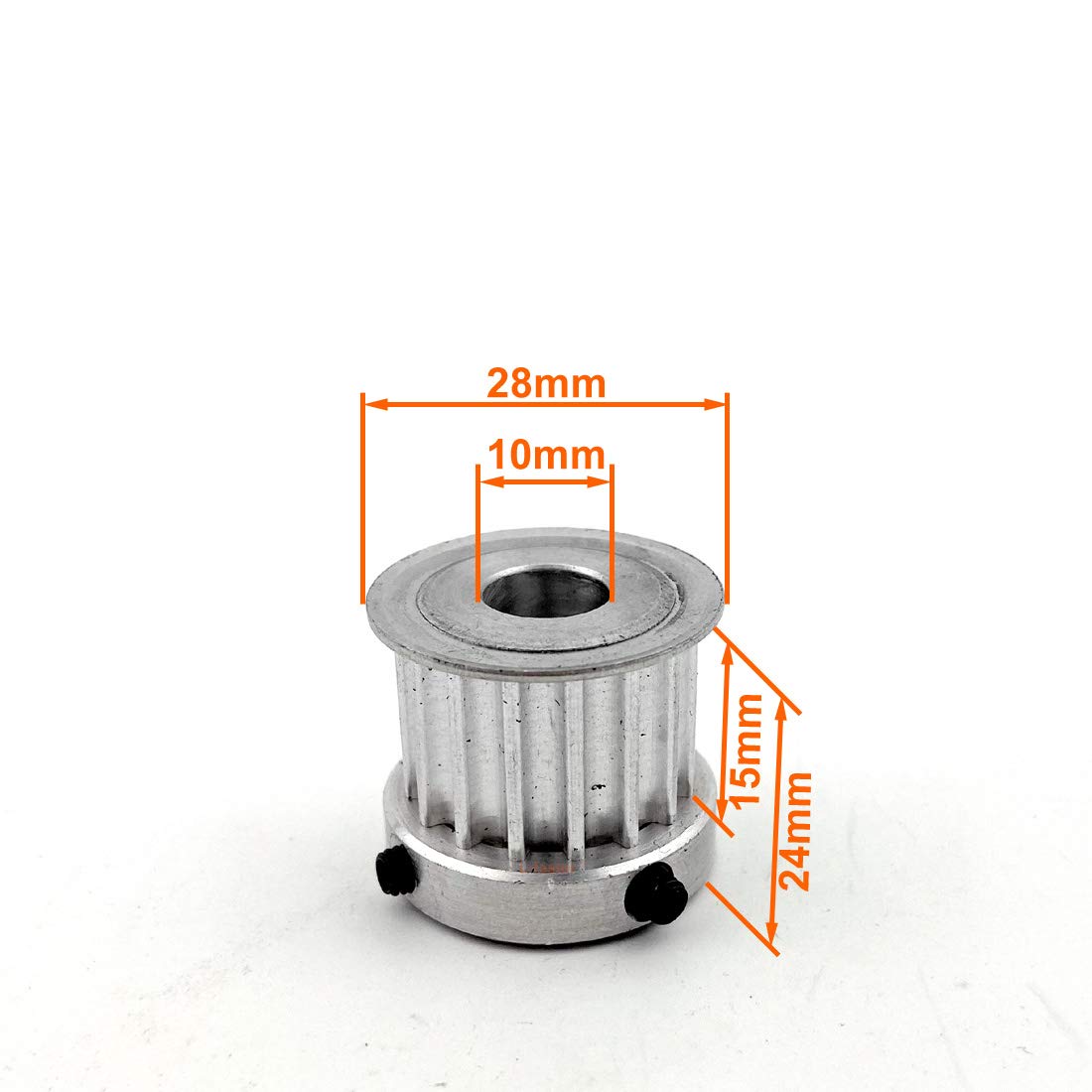 L-faster 16-Tooth Pulley for N63 Skateboard Motor – 10mm Shaft, HTD-5M Belt Compatible