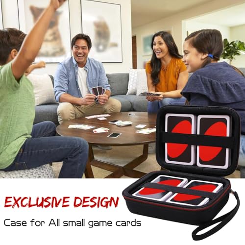 L LTGEM 300+ Card Game Case - Purple, Hard EVA, Fits Pokemon UNO Phase 10 and More (Case Only)