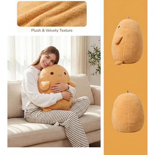 Labauxite 12.9 Inch Cute Potato Plush Toy - Soft Kawaii Stuffed Doll Pillow for Kids Gifts