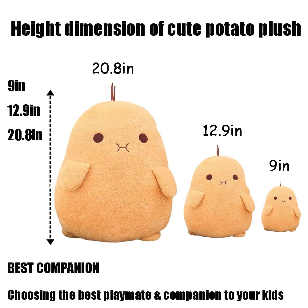 Labauxite 12.9 Inch Cute Potato Plush Toy - Soft Kawaii Stuffed Doll Pillow for Kids Gifts