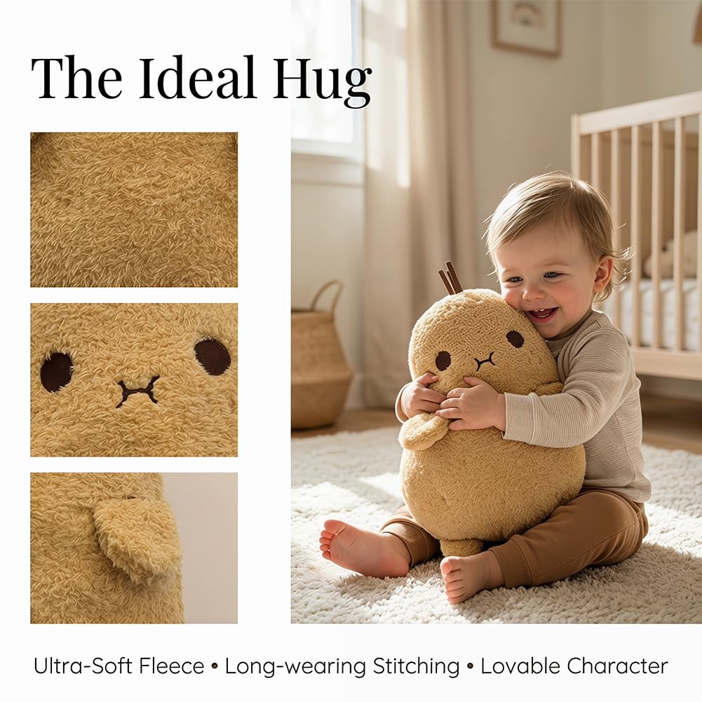 Labauxite 12.9 Inch Cute Potato Plush Toy - Soft Kawaii Stuffed Doll Pillow for Kids Gifts