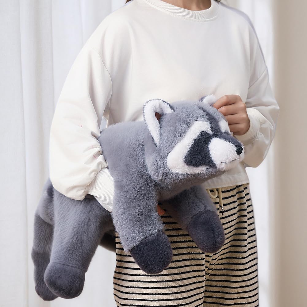Labauxite Raccoon Plush Toy – 11.8 Inch Super Soft Stuffed Animal Body Pillow