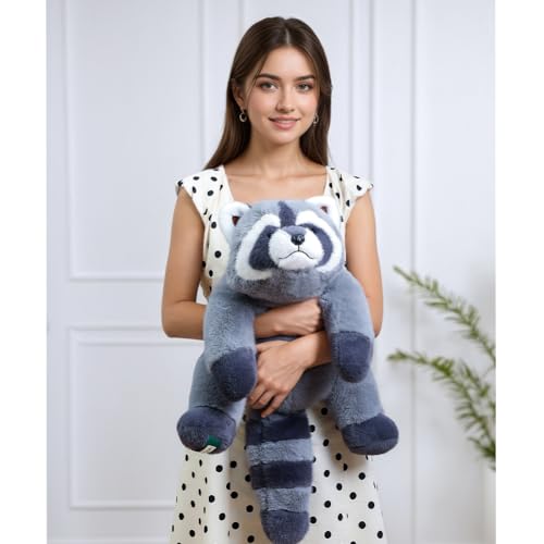 Labauxite Raccoon Plush Toy – 11.8 Inch Super Soft Stuffed Animal Body Pillow