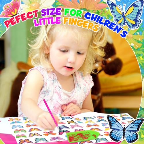 Labeol Diamond Art Kit for Kids Ages 6–12 – Butterfly Craft Stickers DIY