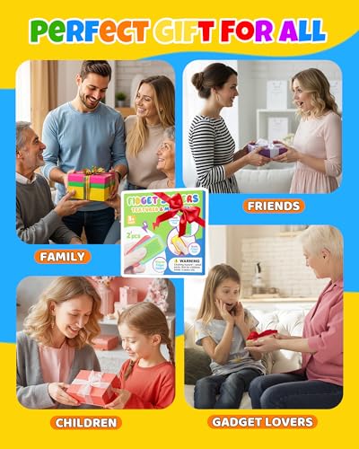 LADFAR Magnetic Sensory Fidget Toy Family Set – Silicone Sliders for Anxiety Relief & Focus
