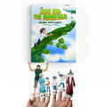 LAHEY LANE Jack and the Beanstalk Interactive Storybook with Finger Puppets – Sturdy Hardcover Fairy Tale for Kids Ages 3-5