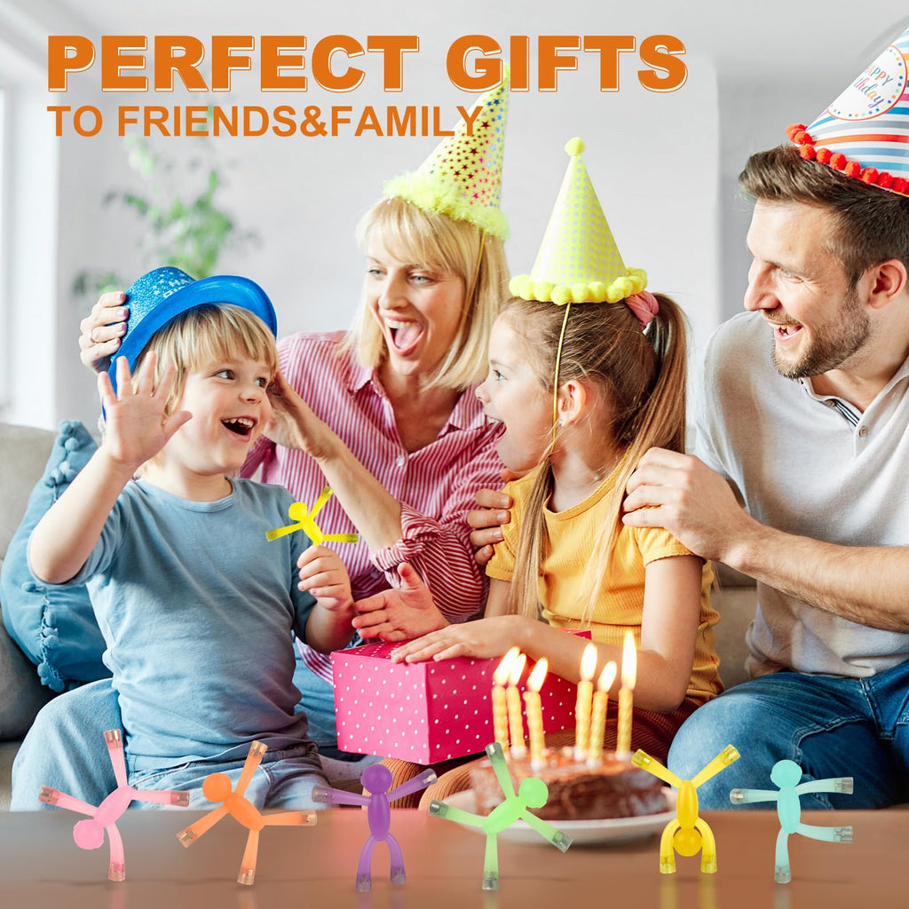 laleay 6-Pack Magnetic People Figures – Desk Decor, Travel Toys & Sensory Magnets