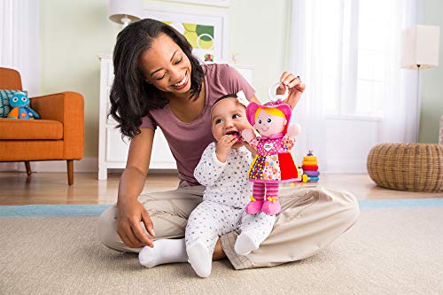 Lamaze My Friend Emily – Baby Sensory Doll with Crinkle Skirt and Rattle Flower