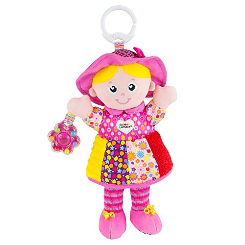 Lamaze My Friend Emily – Baby Sensory Doll with Crinkle Skirt and Rattle Flower