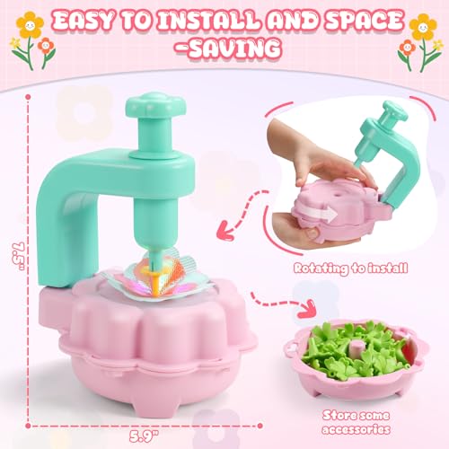 LansinLife DIY Flower Bouquet Kit for Girls – Creative Arts & Crafts Gift for Kids Ages 4-9