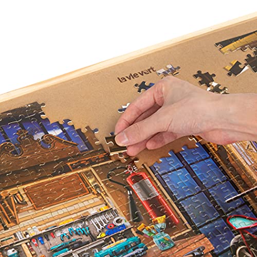 Lavievert 1000-Piece Jigsaw Puzzle – Garage Theme for Adults & Families