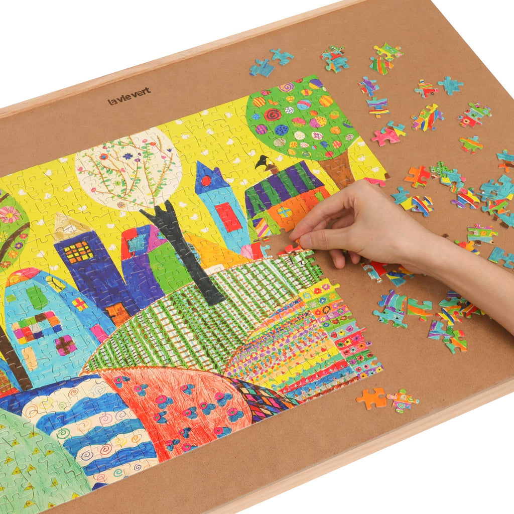 Lavievert 500-Piece Jigsaw Puzzle for Adults – Drawing Fun Design