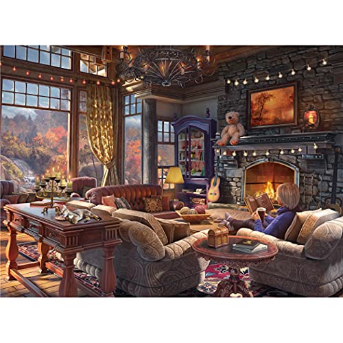 Lavievert 500 Piece Jigsaw Puzzle for Adults – Unique Cut with Alphabet Back Zones