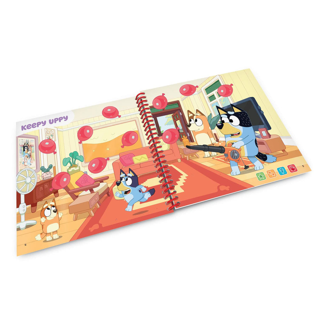 LeapFrog LeapStart Bluey Fun and Games Interactive Activity Book for Ages 2-5