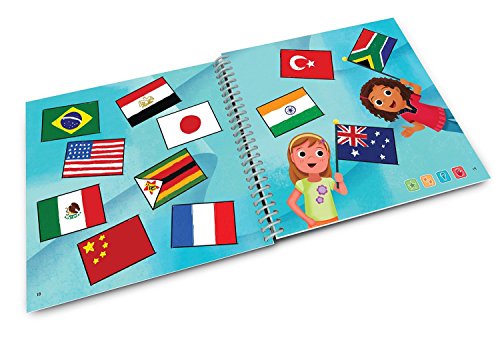 LeapFrog LeapStart Kids' World Atlas & Global Awareness Activity Book (Level 3, Ages 4-6)