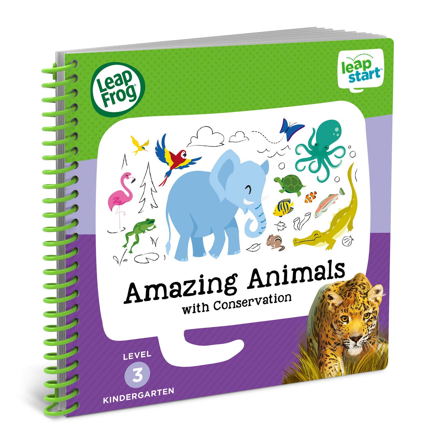 LeapFrog LeapStart Kindergarten Activity Book: Amazing Animals and Conservation – Interactive Life Science & Conservation Skills