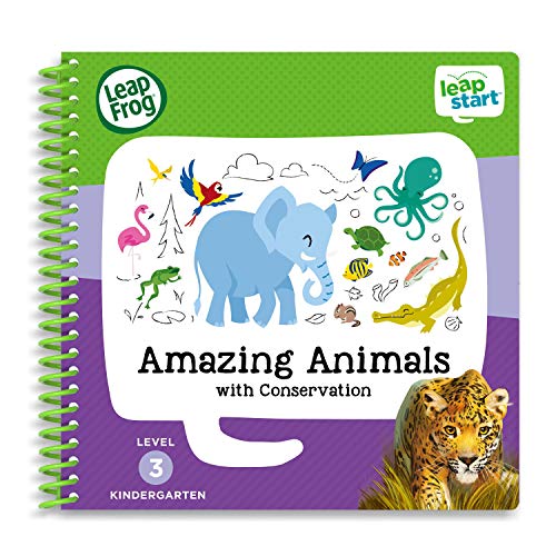 LeapFrog LeapStart Kindergarten Activity Book: Amazing Animals and Conservation – Interactive Life Science & Conservation Skills