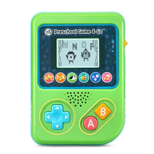 LeapFrog Preschool Game and Go Handheld Video Game Toy, Green, Ages 2+