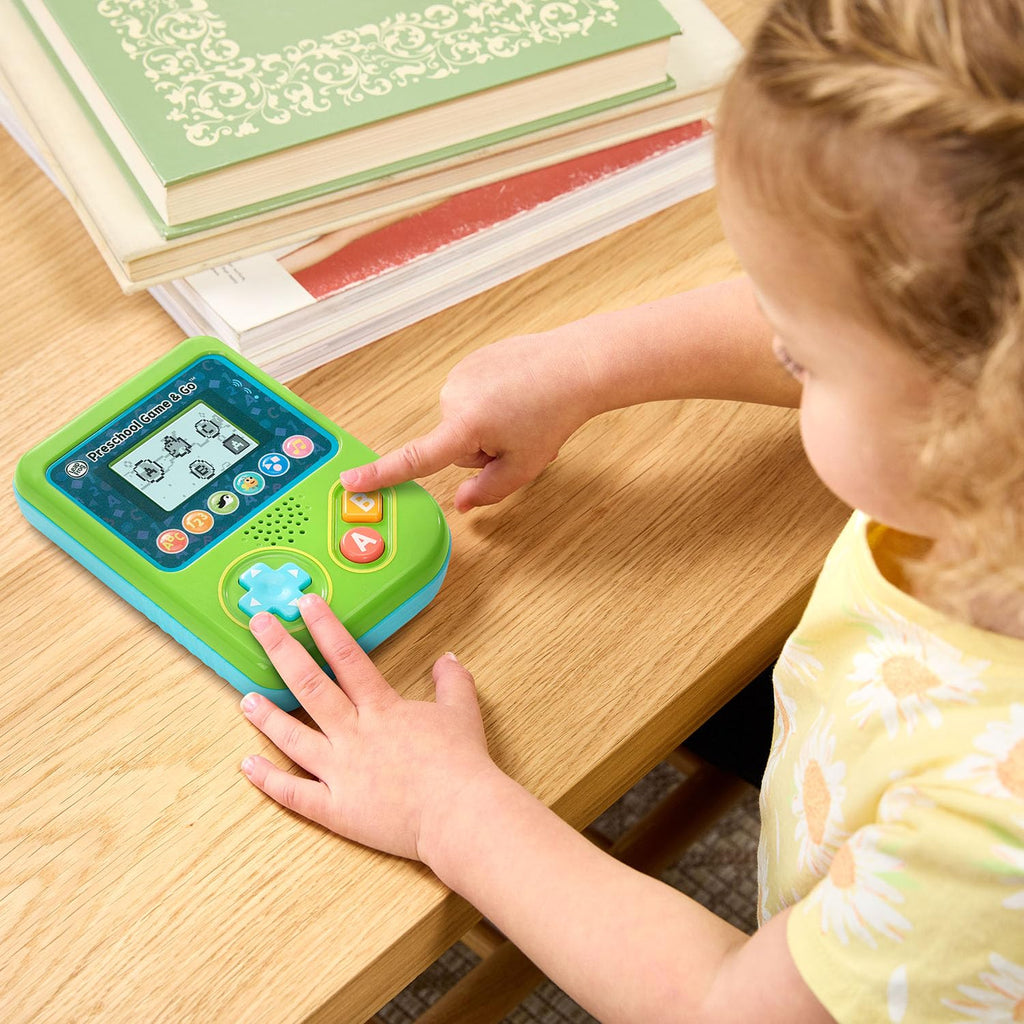 LeapFrog Preschool Game and Go Handheld Video Game Toy, Green, Ages 2+