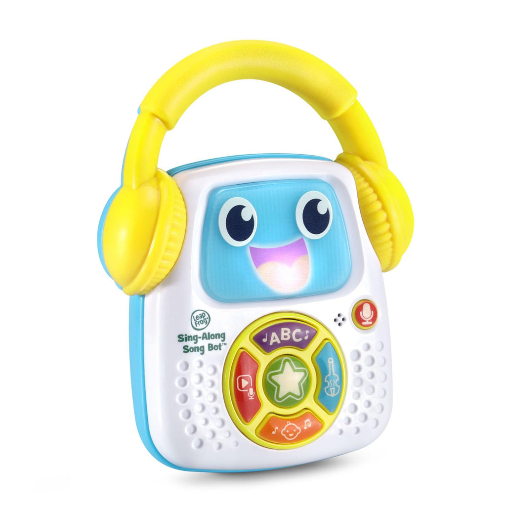 LeapFrog Sing-Along Song Bot – Interactive Robot Toy with Music, Lights, and Voice Recording for Ages 6+ Months