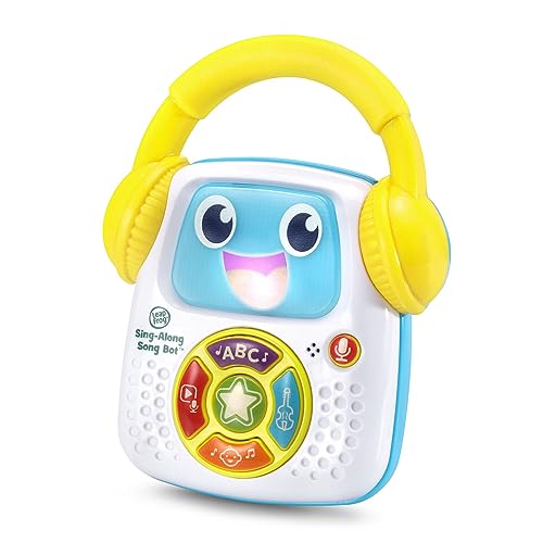 LeapFrog Sing-Along Song Bot – Interactive Robot Toy with Music, Lights, and Voice Recording for Ages 6+ Months
