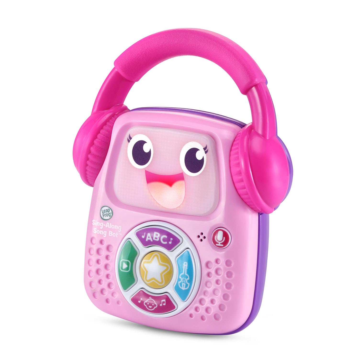 LeapFrog Sing-Along Song Bot, Pink - Musical Robot Toy for Ages 6+ Months