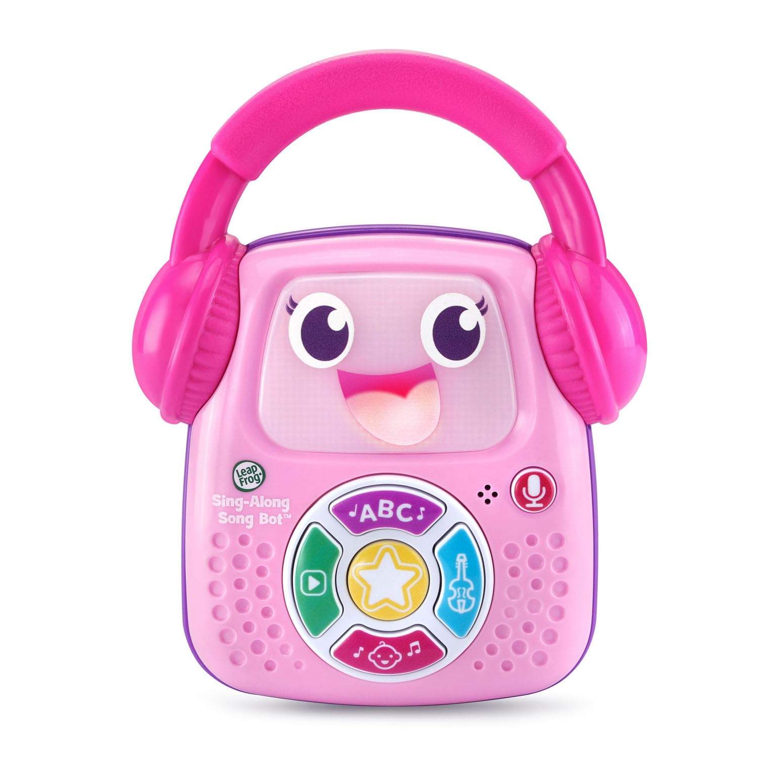 LeapFrog Sing-Along Song Bot, Pink - Musical Robot Toy for Ages 6+ Months