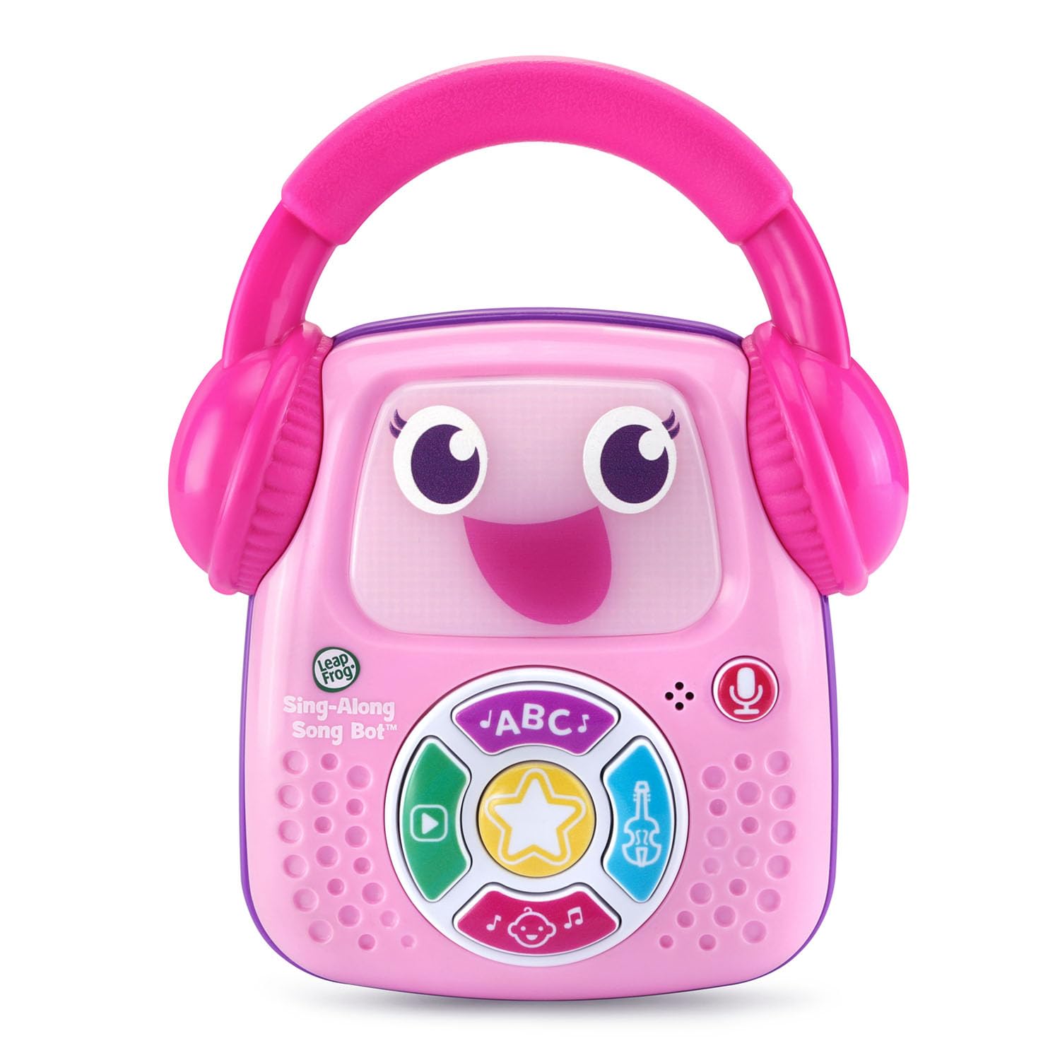 LeapFrog Sing-Along Song Bot, Pink - Musical Robot Toy for Ages 6+ Months
