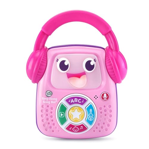 LeapFrog Sing-Along Song Bot, Pink - Musical Robot Toy for Ages 6+ Months