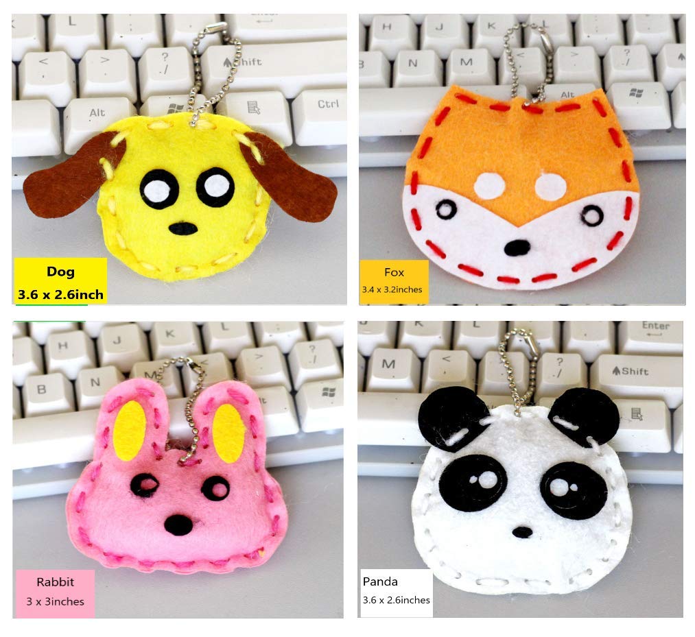 Learn to Sew DIY Craft Kits for Kids - 12 Animal Sewing Projects by Adam Victor (Ages 12+)