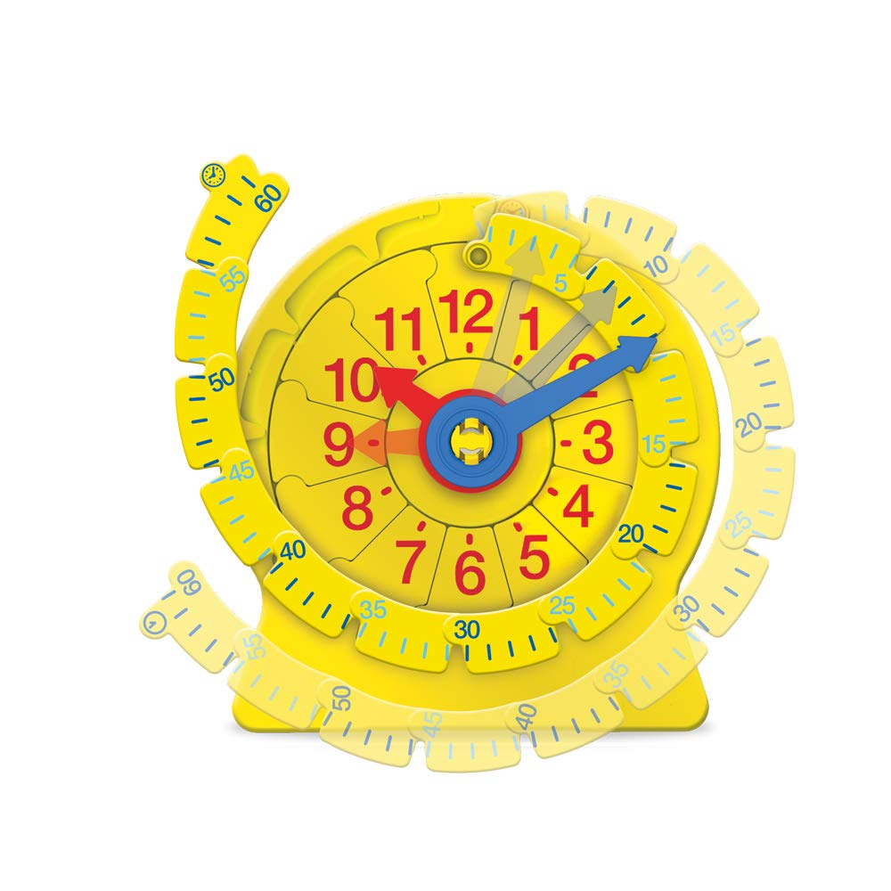 Learning Resources 24-Hour Number Line Clock – Single Student Set for Kids Learning to Tell Time