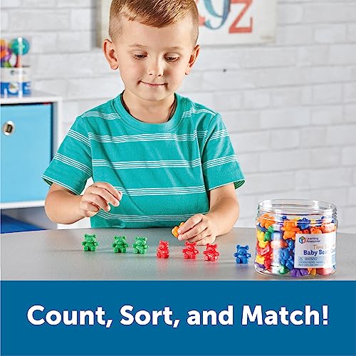 Learning Resources Baby Bear Counters – 102 Colorful Counting Bears for Toddlers & Preschoolers