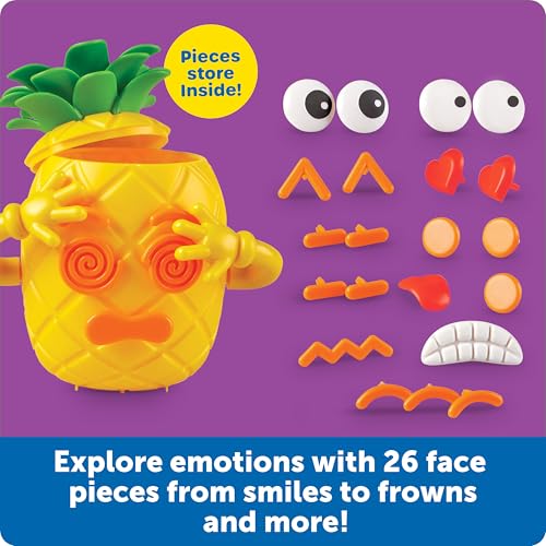 Learning Resources Big Feelings Pineapple - Emotional Learning Toy with 50 Mix-and-Match Pieces