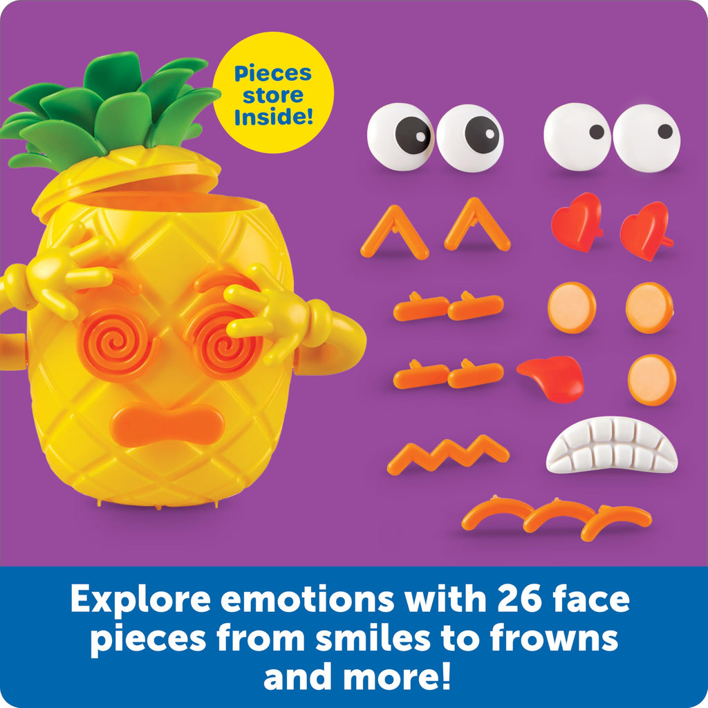Learning Resources Big Feelings Pineapple - Emotional Learning Toy with 50 Mix-and-Match Pieces