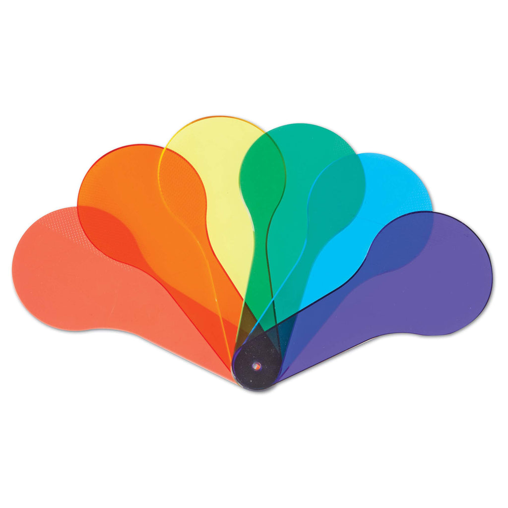 Learning Resources Color Paddles - 18 Translucent Paddles for Color Mixing & Preschool Science